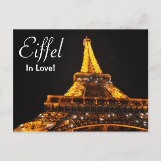 Eiffel in Love Briefkaart