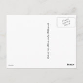 eiffel in zwart - wit op kleurrijk eiffeltje briefkaart (Achterkant)