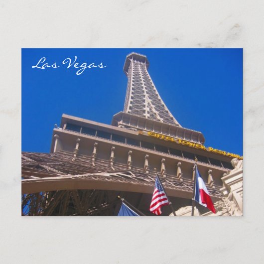 eiffel las vegas briefkaart (Voorkant)