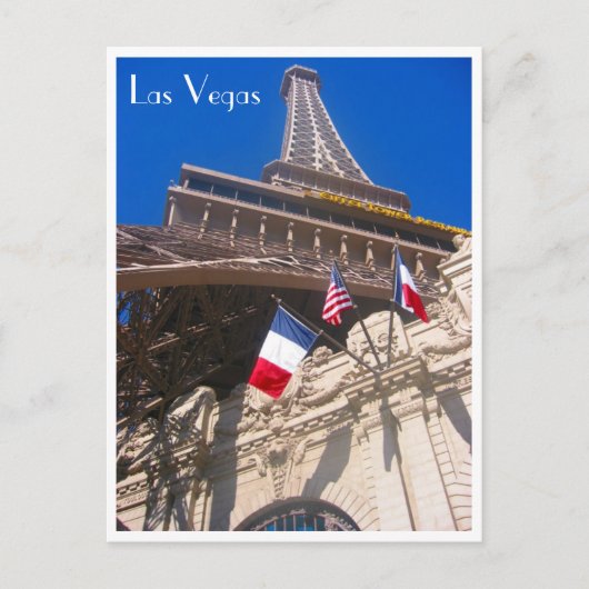 eiffel las vegas briefkaart (Voorkant)