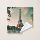 Eiffel tour lancer oreiller (Gant de toilette)