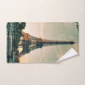 Eiffel tour lancer oreiller (Serviette à main)