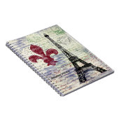 Eiffel Tower  Art-laptop Notitieboek (Rechterzijde)