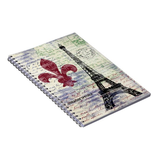 Eiffel Tower  Art-laptop Notitieboek (Rechterzijde)