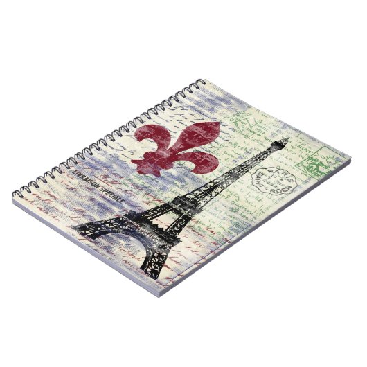 Eiffel Tower  Art-laptop Notitieboek (Linkerzijde)