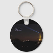 Eiffel Tower at Night Keychain (Achterkant)