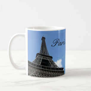 Eiffel Tower, Blue Sky, Parijs, Frankrijk Koffiemok