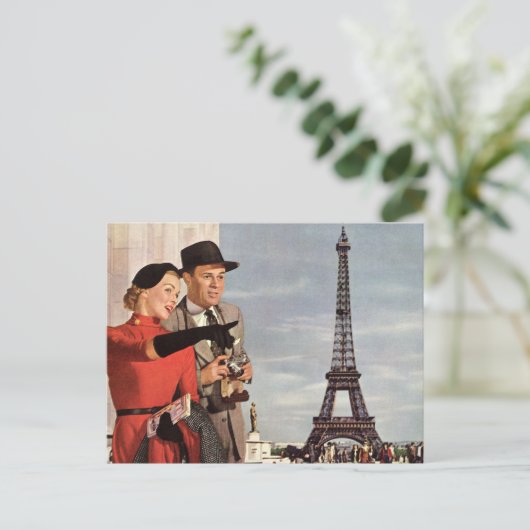 Eiffel Tower Briefkaart (Staand voorkant)