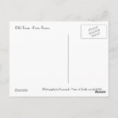 Eiffel Tower, Briefkaart Parijs Frankrijk (Achterkant)
