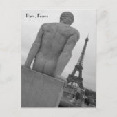 Eiffel Tower, Briefkaart Parijs Frankrijk (Voorkant)