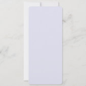 Eiffel Tower Butterflies and Flowers Menu Kaart (Achterkant)