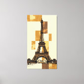 Eiffel Tower Canvas Afdruk (Voorkant)