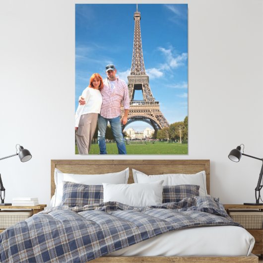 Eiffel Tower Canvas Afdruk (Insitu (Slaapkamer))