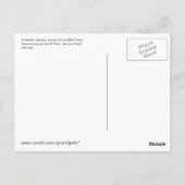 Eiffel Tower Confetti-postkaart Briefkaart (Achterkant)