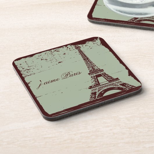 Eiffel Tower Cork Onderzetters (Linkerzijde)