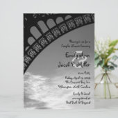 Eiffel Tower Couples Shower-uitnodigingen Kaart (Staand voorkant)