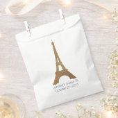 Eiffel Tower Custom Sweet 16 Favor Bag Bedankzakje (Geknipt)