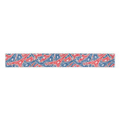 Eiffel Tower, Frankrijk Pattern Grosgrain Lint (Voorkant)
