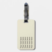 Eiffel Tower  Frans Bagagelabel (Achterkant verticaal)