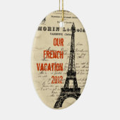 Eiffel Tower  Franse versiering Keramisch Ornament (Rechts)