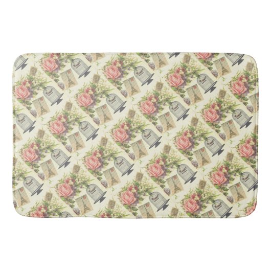 Eiffel Tower French Theme  Paris Bath Mat (Voorkant)