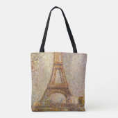 Eiffel Tower, gemaakt door Georges Seurat, Kunst Draagtas (Achterkant)