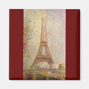 Eiffel Tower, gemaakt door Georges Seurat, Kunst Magneet
