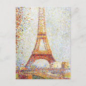 Eiffel Tower Georges Pierre Seurat Briefkaart (Voorkant)