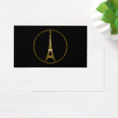 Eiffel Tower Gold glitter sparkles Visitekaartje (Bureau)