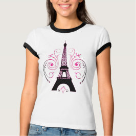 Eiffel Tower Grafisch ontwerpshirt T-shirt