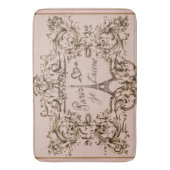 Eiffel Tower "I love Paris" "Paris Je taime" Badmat (Voorkant Verticaal)