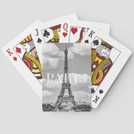 Eiffel Tower in Paris, France Pokerkaarten