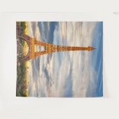 eiffel tower in paris, the city of love wandkleed (Voorkant (horizontaal))