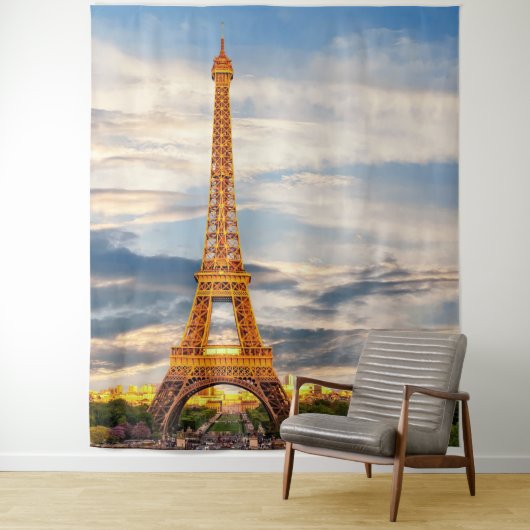 eiffel tower in paris, the city of love wandkleed (In situ)