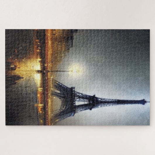 Eiffel Tower Jigzaag Puzzle Legpuzzel (Horizontaal)