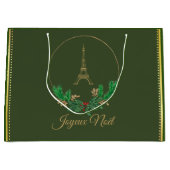 Eiffel Tower Joyeux Noel Groot Cadeauzakje (Voorkant)