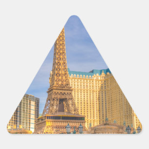 Eiffel Tower Las Vegas Limousine Nevada Driehoek Sticker