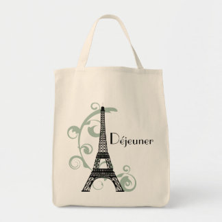 Eiffel Tower Lunch Bag Tote Bag