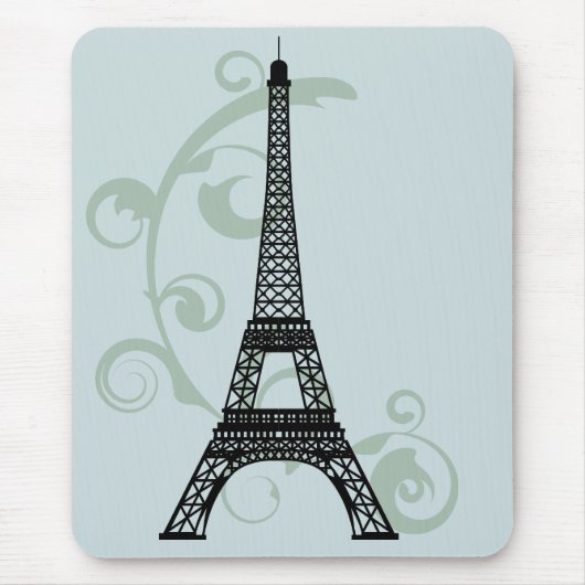 Eiffel Tower Mousepad Muismat (Voorkant)