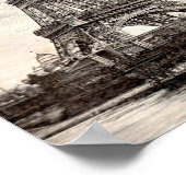 Eiffel Tower, Parijs Frankrijk 1889 Poster (Hoek)