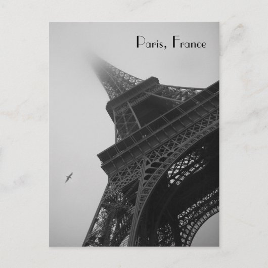 Eiffel Tower, Parijs Frankrijk Briefkaart (Voorkant)