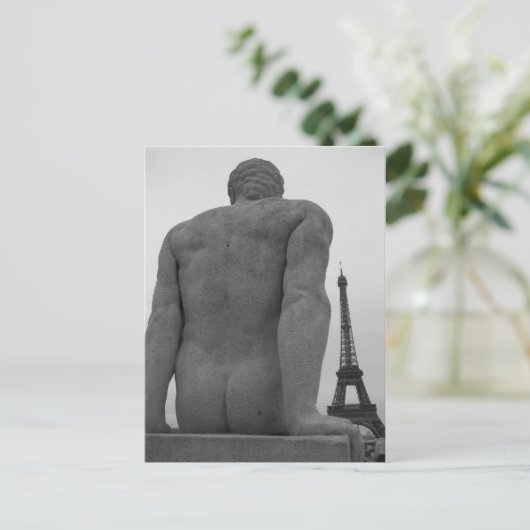 Eiffel Tower, Parijs Frankrijk Briefkaart II (Staand voorkant)