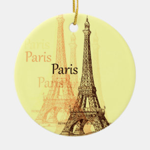 Eiffel Tower, Parijs Frankrijk Keramisch Ornament