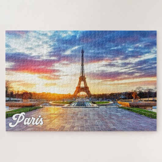 Eiffel Tower, Parijs, Frankrijk Legpuzzel (Horizontaal)