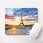 Eiffel Tower, Parijs, Frankrijk Muismat (Met muis)