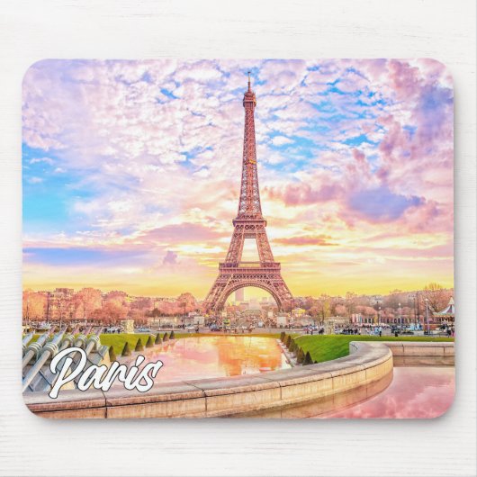 Eiffel Tower, Parijs, Frankrijk Muismat (Voorkant)
