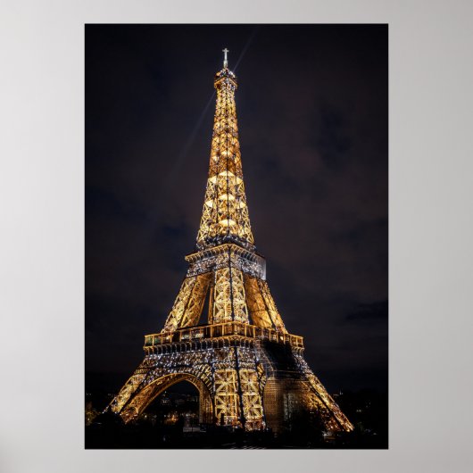 Eiffel Tower, Parijs, Frankrijk Poster (Voorkant)