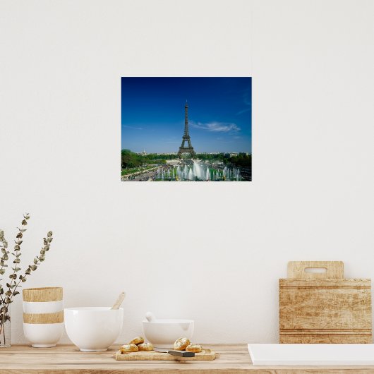 Eiffel Tower, Parijs, Frankrijk Poster (Keuken)