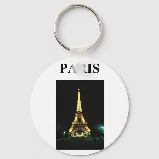 eiffel tower parijs frankrijk sleutelhanger (Voorkant)