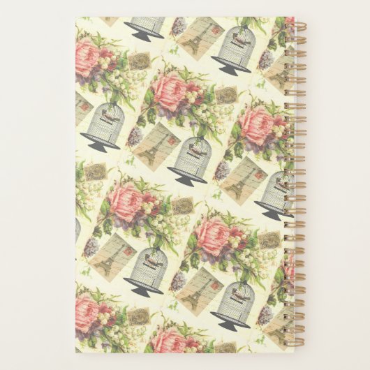 Eiffel Tower Parijs Frans Theme Planner (Achterkant)